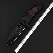Load image into Gallery viewer, Black Cord Folding Knife
