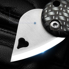 Load image into Gallery viewer, Folding Heart-Shaped Keychain Knife
