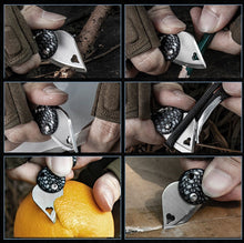 Load image into Gallery viewer, Folding Heart-Shaped Keychain Knife
