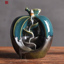 Load image into Gallery viewer, Cute Apple Pear Backflow Incense Burner
