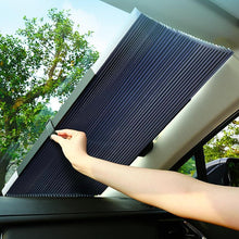 Load image into Gallery viewer, Retractable Car Windshield Sun Shade
