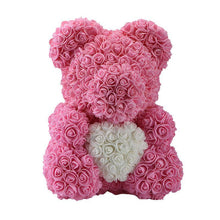 Load image into Gallery viewer, Rose Teddy Bear with Heart
