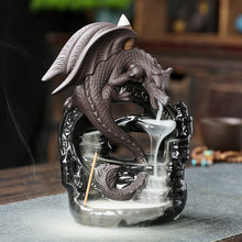 Load image into Gallery viewer, Dragon Waterfall Backflow Incense Burner
