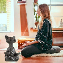 Load image into Gallery viewer, Whimsical Buddha Cat Figurine

