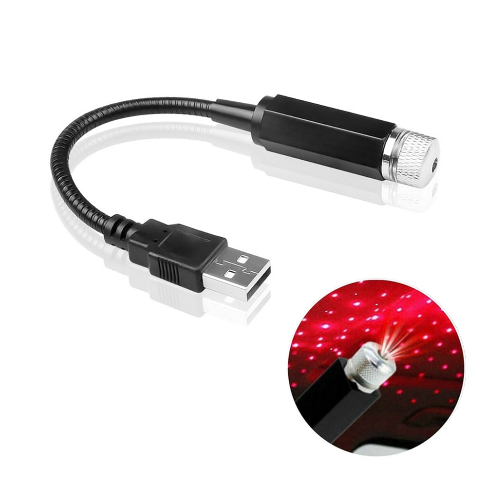 Car USB Laser Atmospheric Light