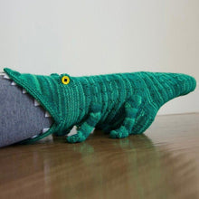 Load image into Gallery viewer, Knitted Crocodile Socks
