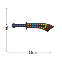 Load image into Gallery viewer, Sword Pop It Fidget Toy
