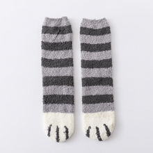 Load image into Gallery viewer, Winter Cat Claws Warm Sleep Floor Socks
