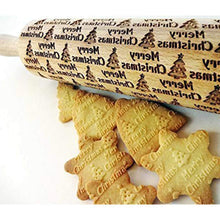 Load image into Gallery viewer, Christmas Embossing Rolling Pin
