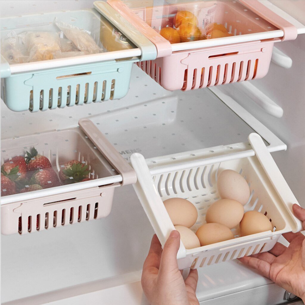 Refrigerator Partition Storage Rack