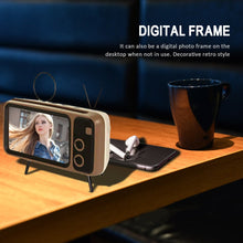 Load image into Gallery viewer, Retro TV Bluetooth Speaker Mobile Phone Holder
