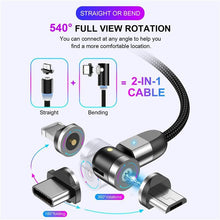 Load image into Gallery viewer, Double 360° Magnetic Cable
