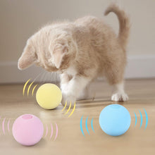 Load image into Gallery viewer, Interactive Gravity Squeaky Cat Toy Ball
