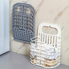 Load image into Gallery viewer, Hangable Foldable Laundry Basket
