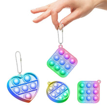 Load image into Gallery viewer, Mini Push Pops Bubble Sensory Toy Keychain
