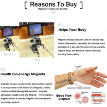 Load image into Gallery viewer, Titanium Magnetic Therapy Bracelet
