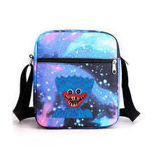 Load image into Gallery viewer, Blue Scary Shoulder Bag Backpack
