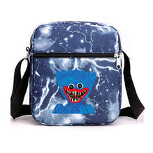 Load image into Gallery viewer, Blue Scary Shoulder Bag Backpack
