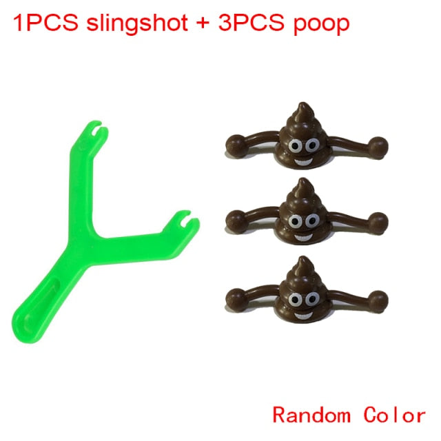 Poo Plunge Slingshot Toy