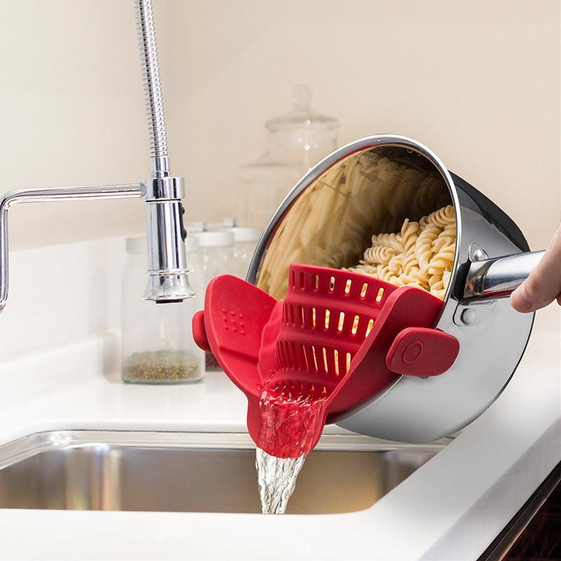 Clip on Silicone Food Strainer