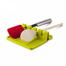 Load image into Gallery viewer, Silicone Spoon Rest Utensil Holder
