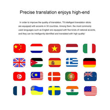 Load image into Gallery viewer, Multi-Language Portable Smart Voice Translator
