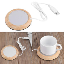 Load image into Gallery viewer, USB Cup Warmer - Wood Grain
