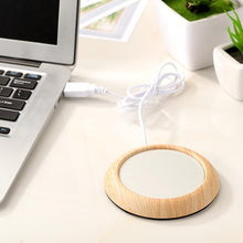 Load image into Gallery viewer, USB Cup Warmer - Wood Grain
