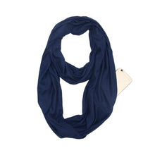 Load image into Gallery viewer, Infinity Scarf with Hidden Pocket
