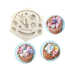 Load image into Gallery viewer, Silicone Easter Molds -  Egg Rabbit Flower
