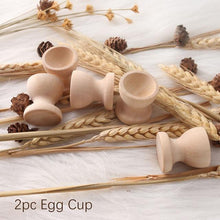 Load image into Gallery viewer, Easter Wooden Egg &amp; Cups
