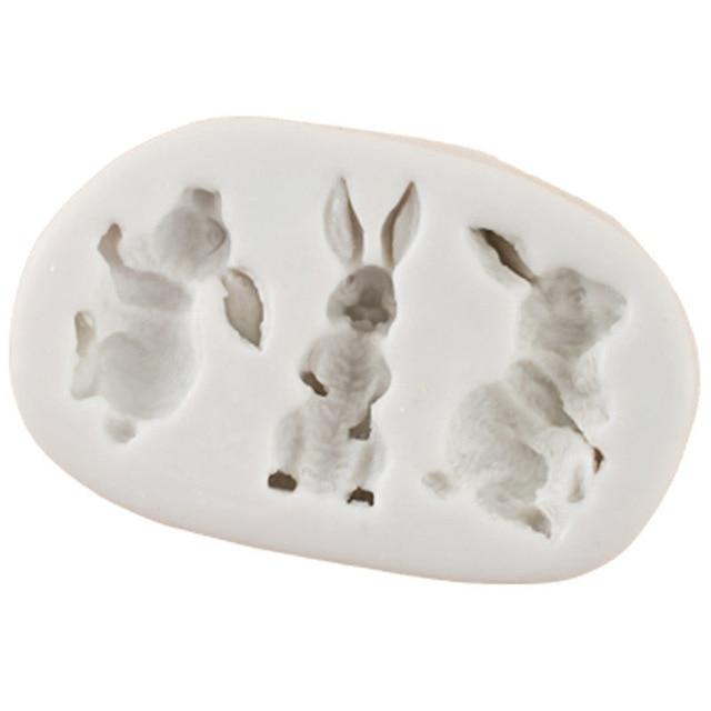 3D Silicone Rabbit Mold