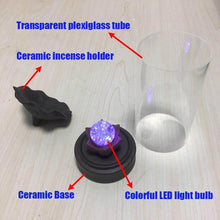 Load image into Gallery viewer, Led Crystal Ball Incense Burner
