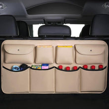 Load image into Gallery viewer, PU Leather Car Trunk Organizer
