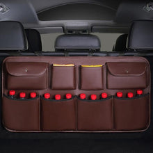 Load image into Gallery viewer, PU Leather Car Trunk Organizer
