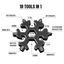 Load image into Gallery viewer, 18-in-1 Snowflake Multi Tool
